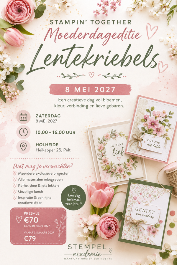 Stampin’ Together – Moederdageditie 8/5/2027