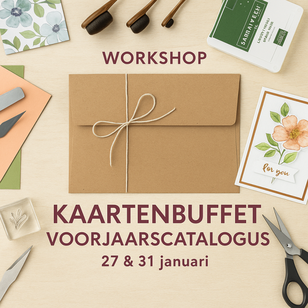 🌸 Workshop: Kaartenbuffet met de nieuwe Mini Catalogus