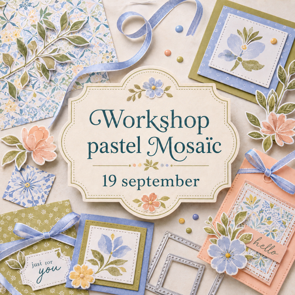 Dagworkshop Pastel Mozaïek- 19/9