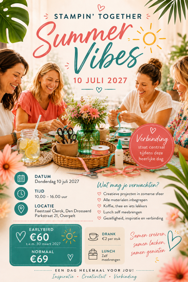 Stampin’ Together – Summer Vibes ☀️🌴 10/7/2027