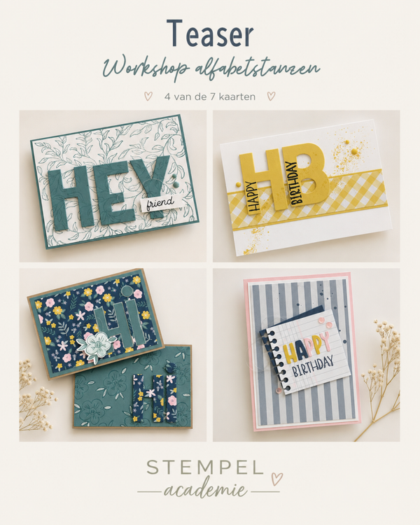 Werken met alfabetstanzen 10/8 of 7/9
