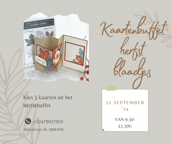 21/9 Kaartenbuffet herfst