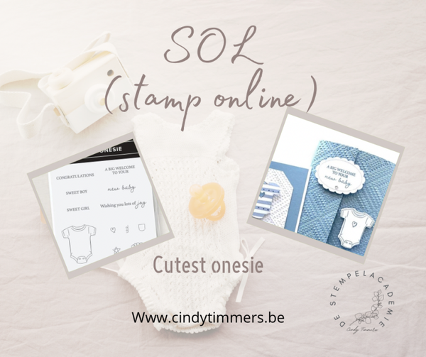 SOL- stamp online- cutest onesie -september