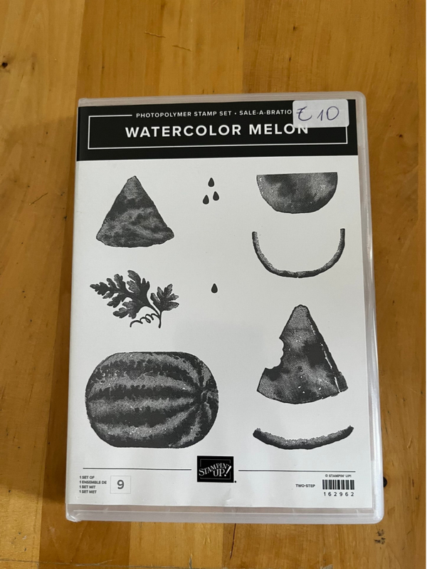 Watercolor melon