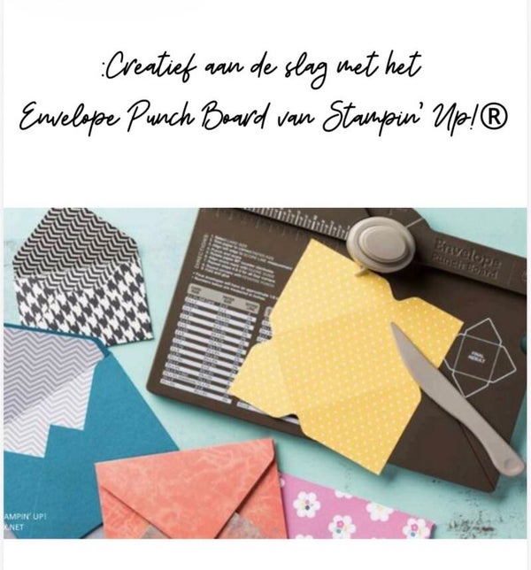 Enveloppe punchboard