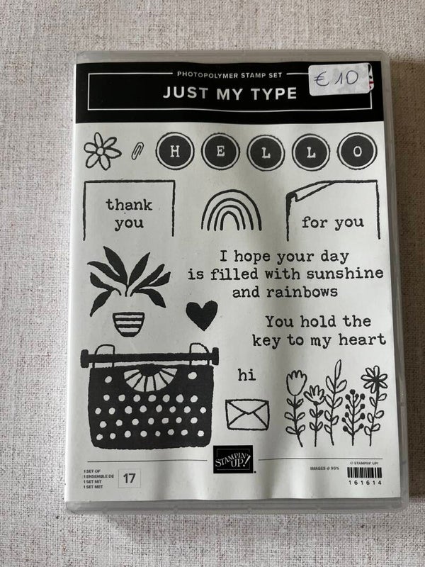 Just My type stempel