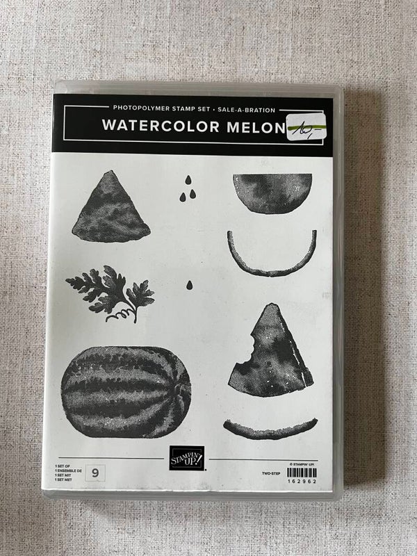 Watercolor melon