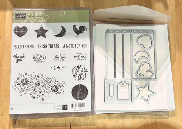 Bundel Wood words en Crate framelits