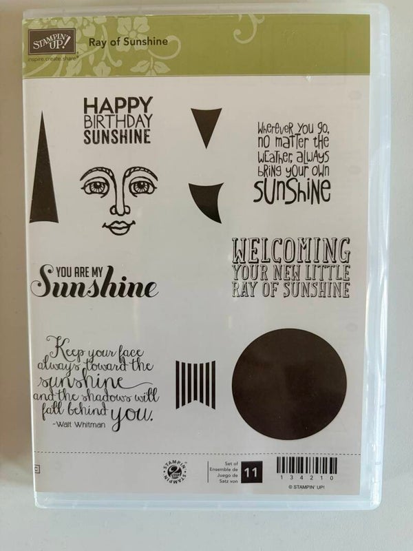 Ray of Sunshine – Stampin’ Up!® stempelset – tweedehands