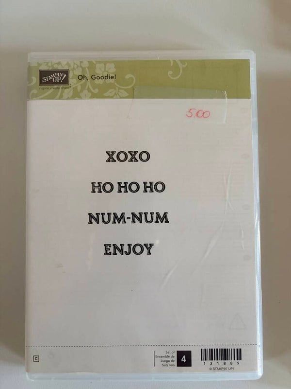 Oh, Goodie! – Stampin’ Up!® stempelset – tweedehands