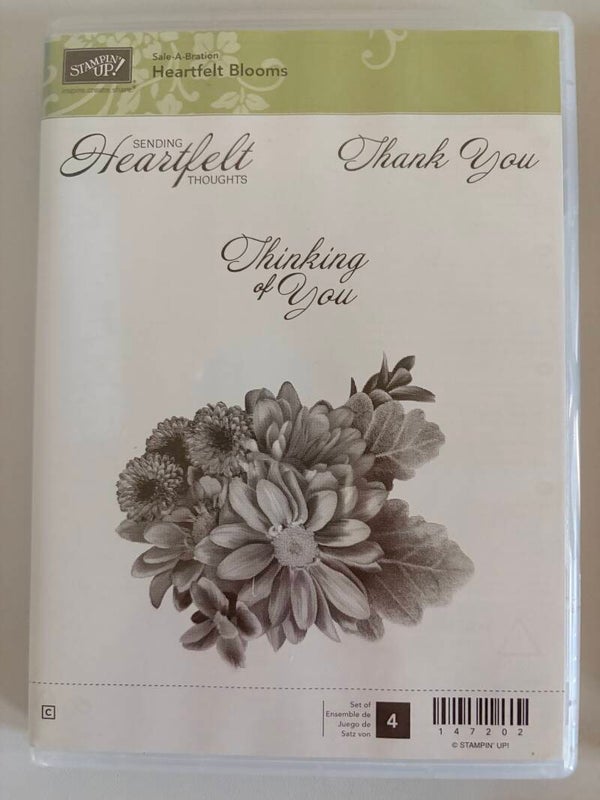 Heartfelt Blooms – Stampin’ Up!® stempelset – tweedehands