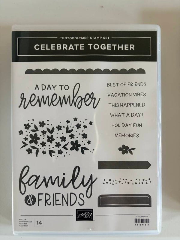 Celebrate Together – Stampin’ Up!® stempelset – tweedehands