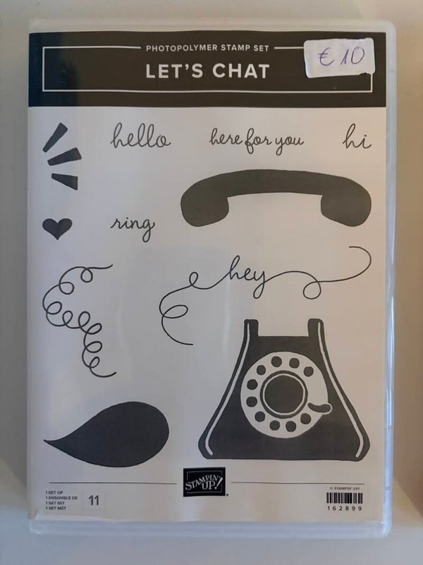 Let’s Chat – Stampin’ Up!® stempelset – tweedehands
