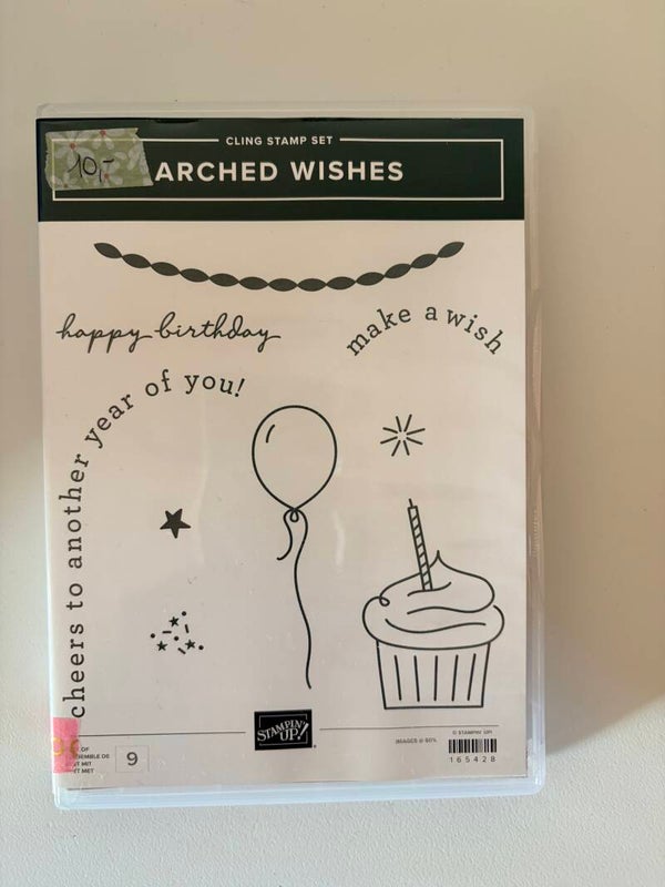 Arched Wishes – rubberen stempelset