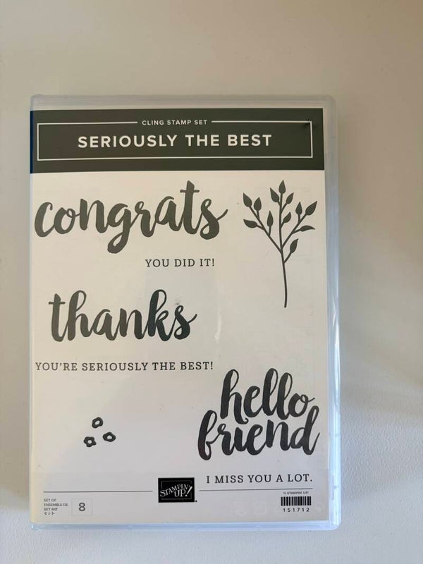 💛 Seriously the Best – stempelset