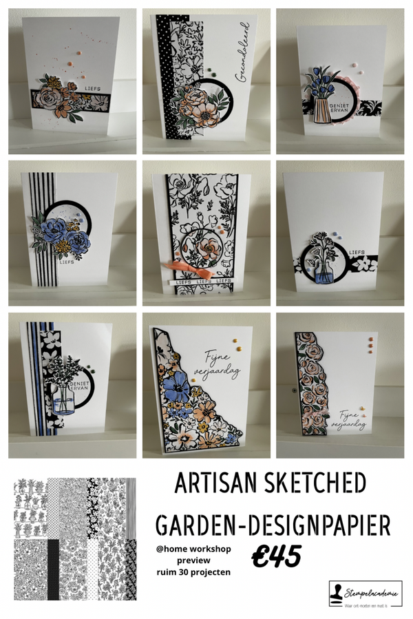 18/5 Thuisworkshop Artisan designpapier