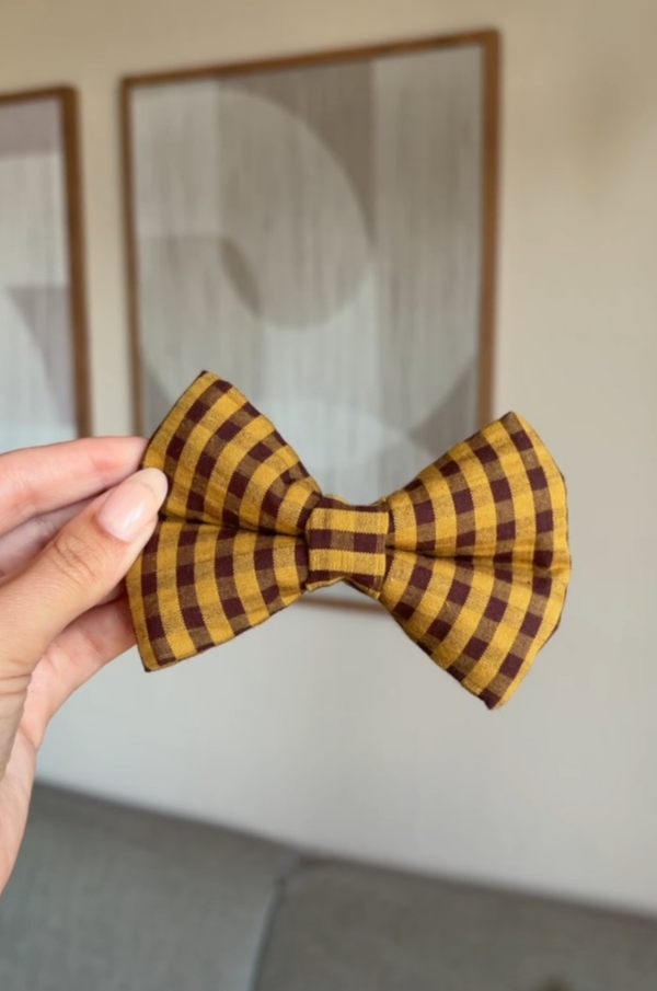 Puffy Bow - Geblokt