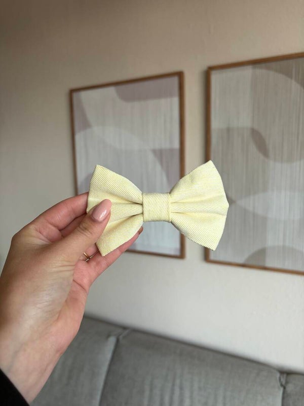 Bow - Butter Yellow