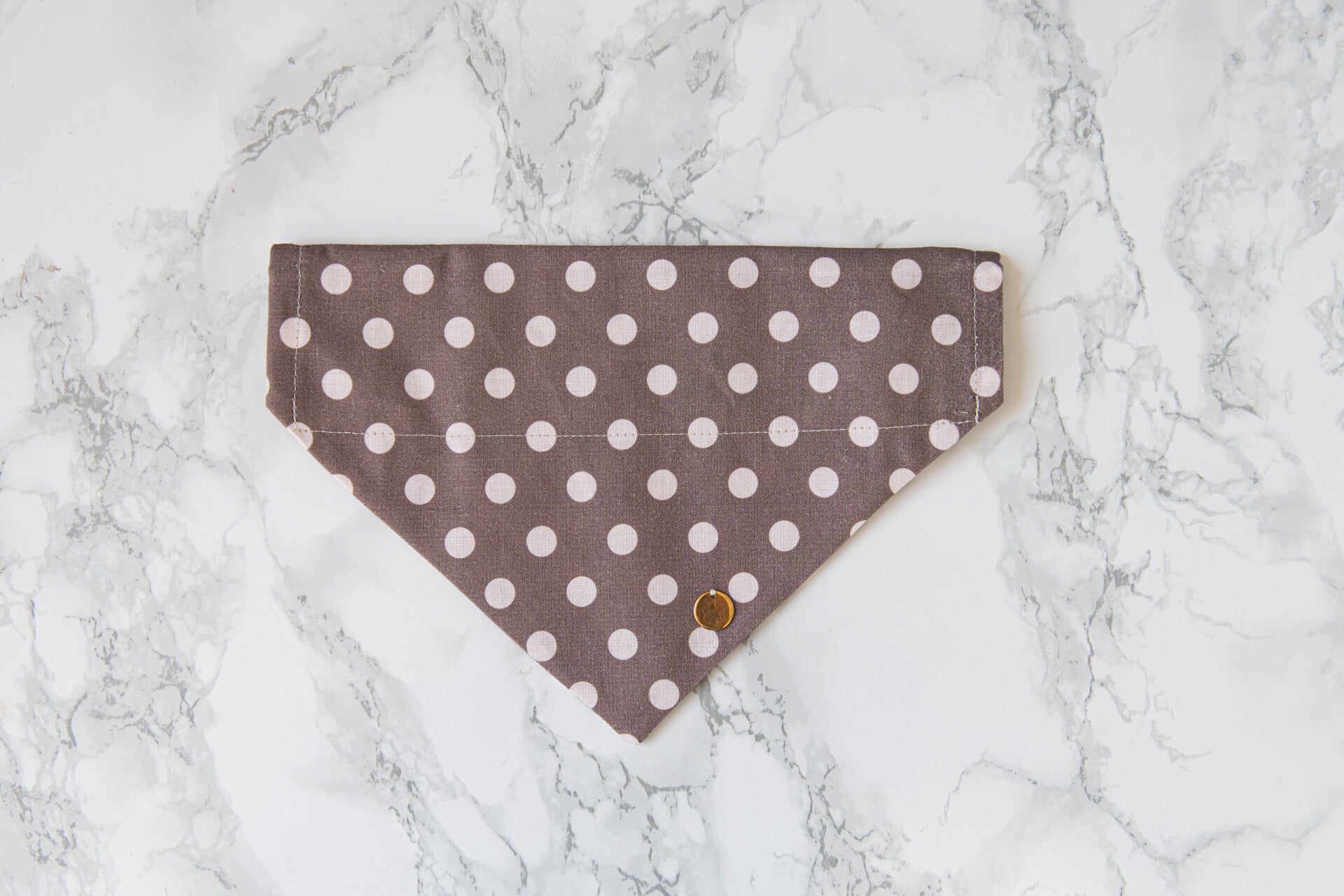Bandana - Polka Dots Brown