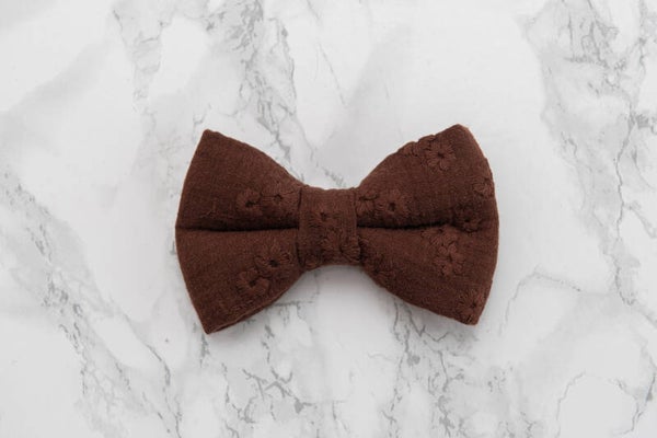 Puffy Bow - Chestnut