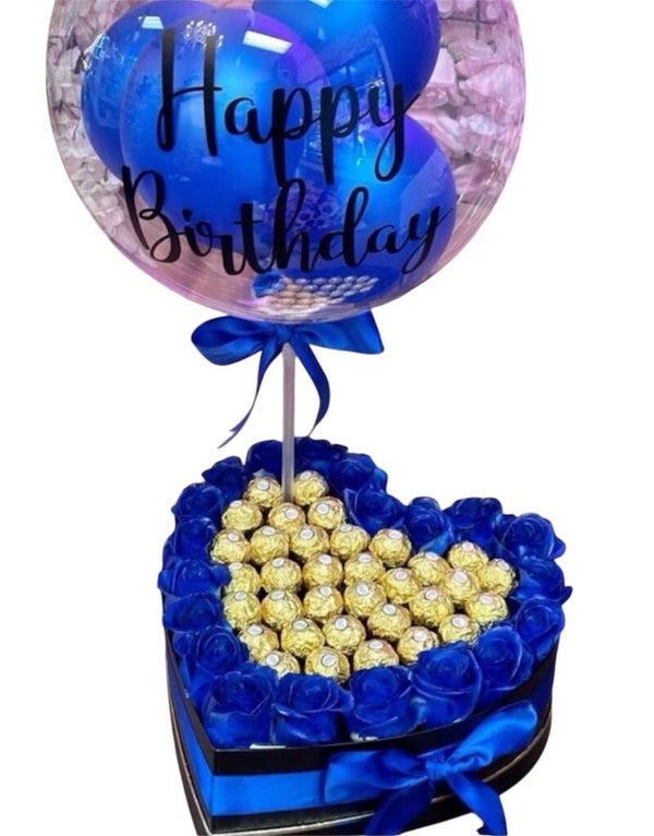 Globo de amor azul