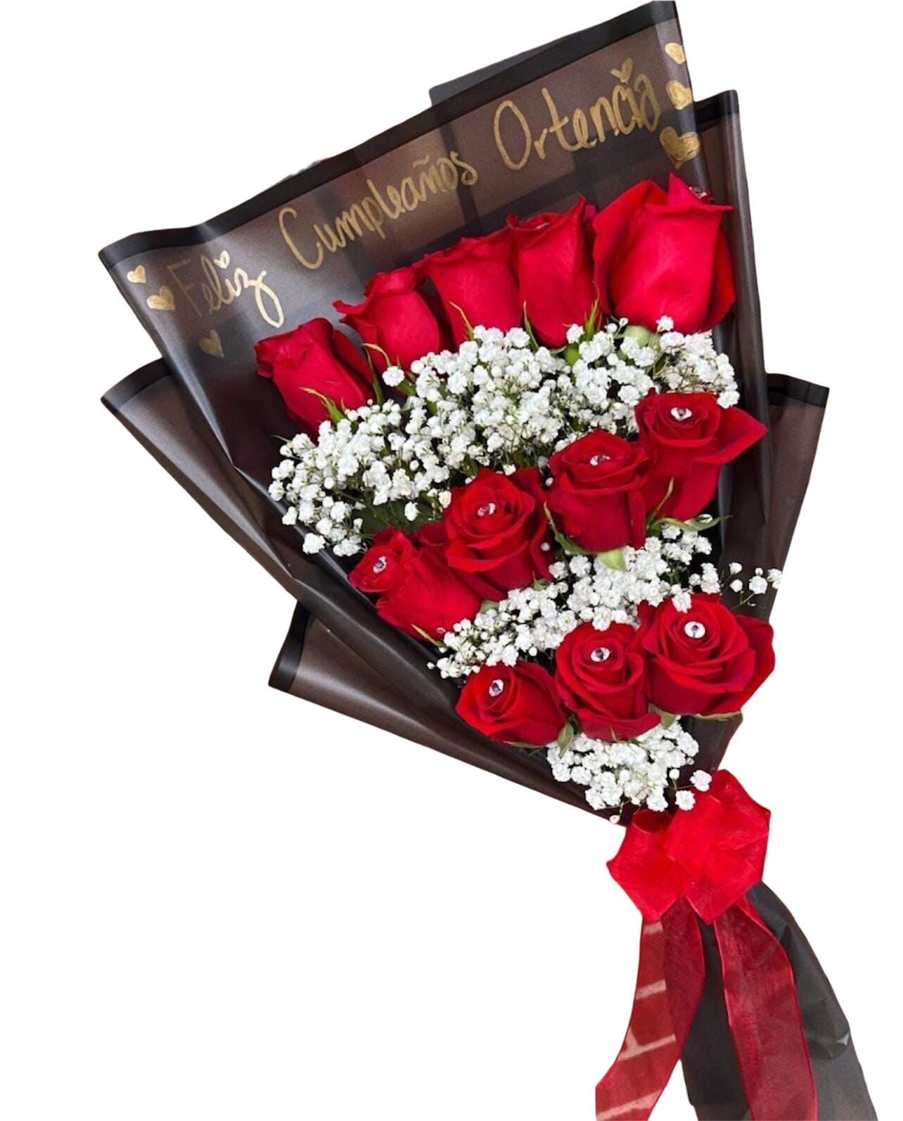 Twelve roses