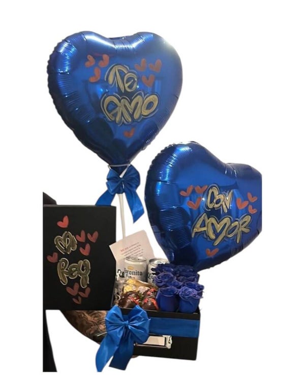 Globos azules