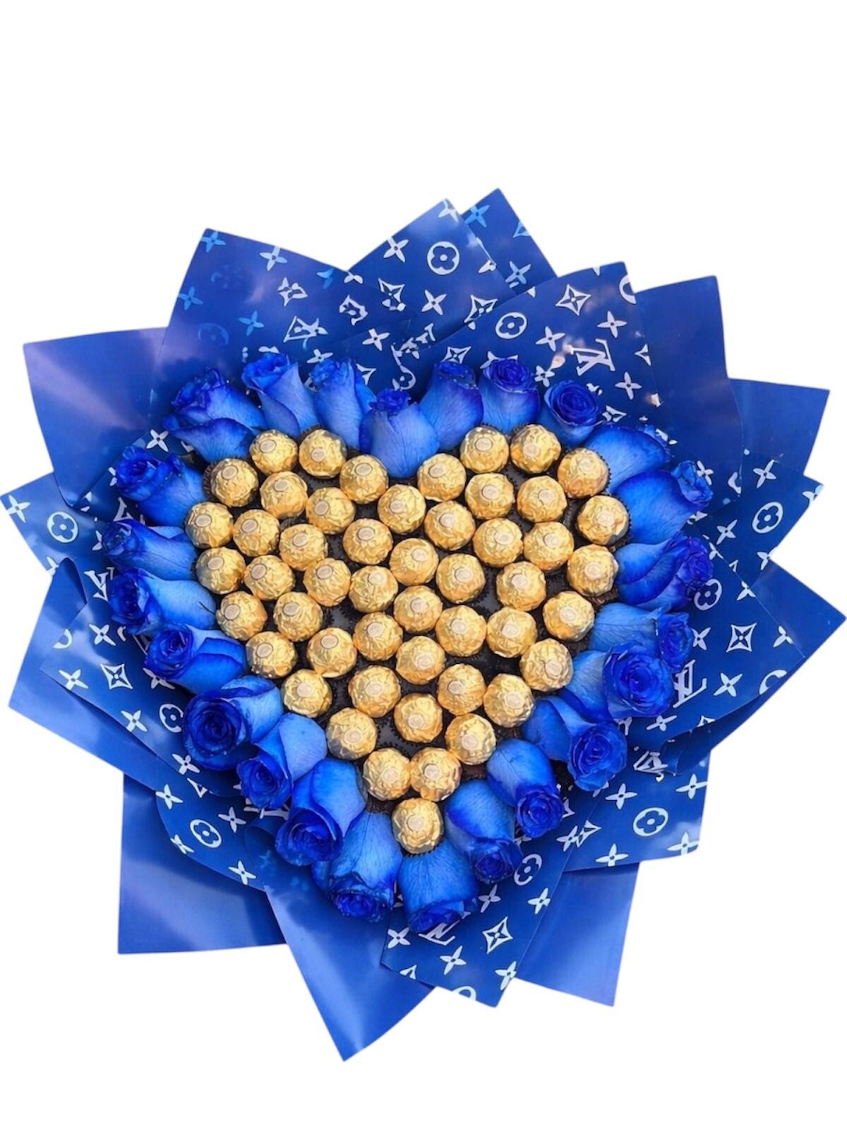 Blue chocolate jumbo