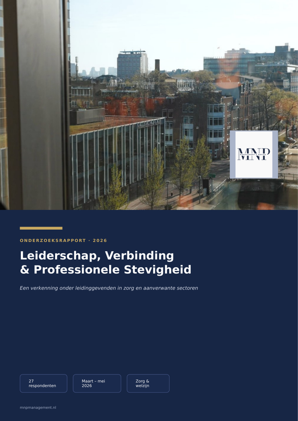 MNP rapport Leiderschap, Verbinding & professionele stevigheid
