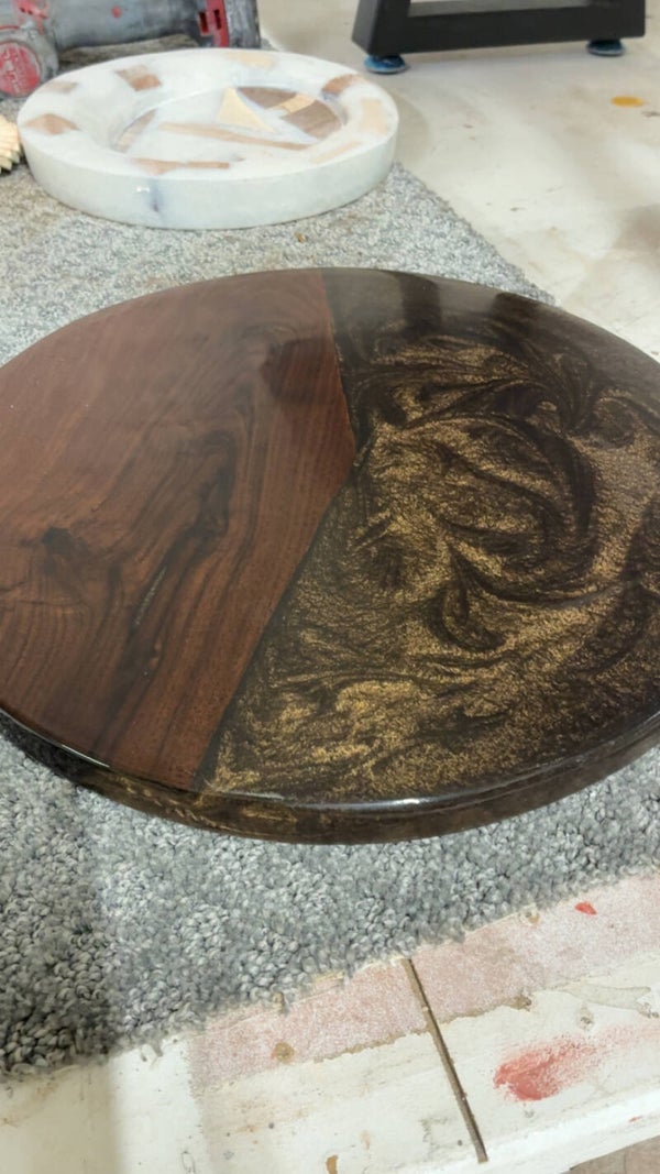 Circle end table