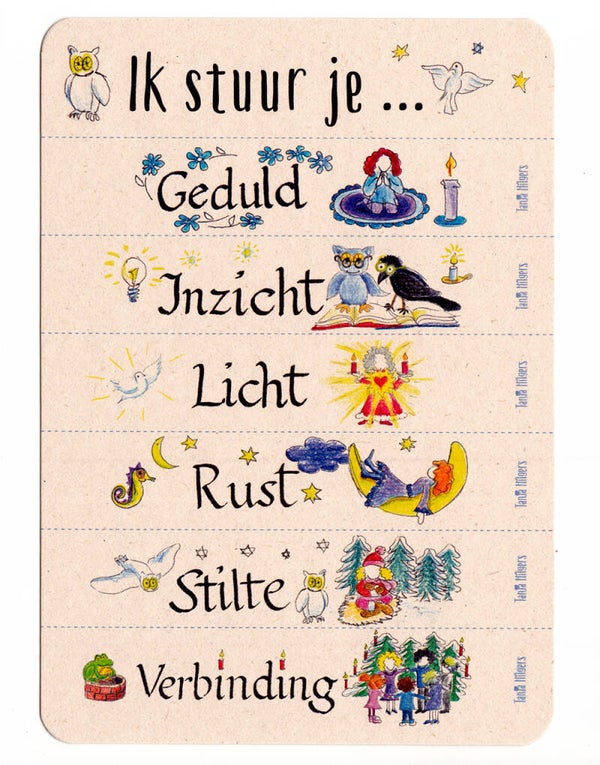 Postkaart "Ik stuur je"