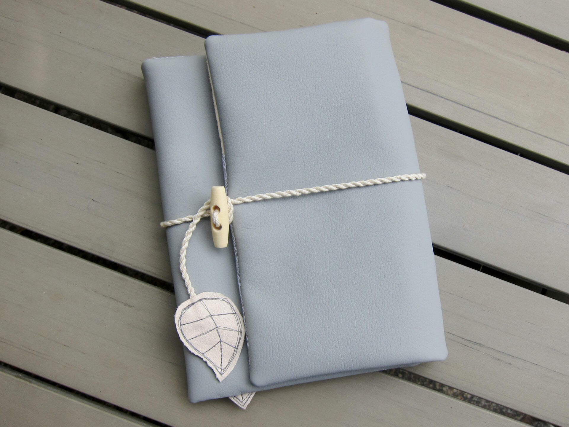 SALE Organizer Kunstleder hellgrau