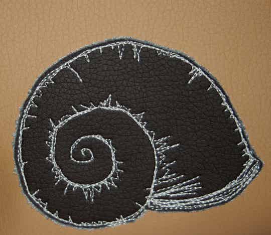 Stickmotive Schnecke