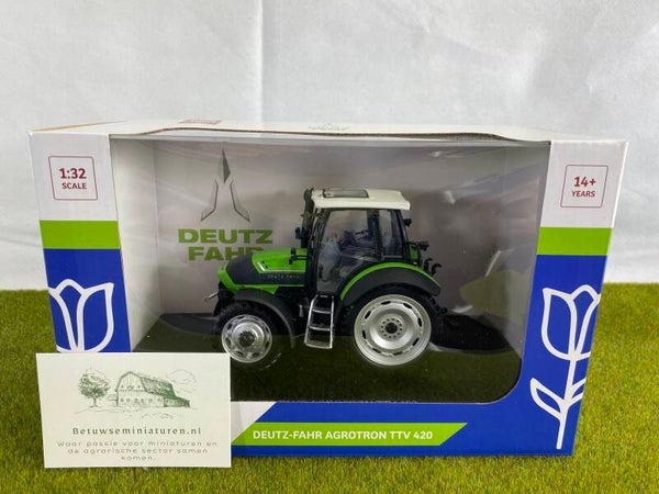 Deutz-Fahr Agrotron TTV 420 tractor op cultuurwielen