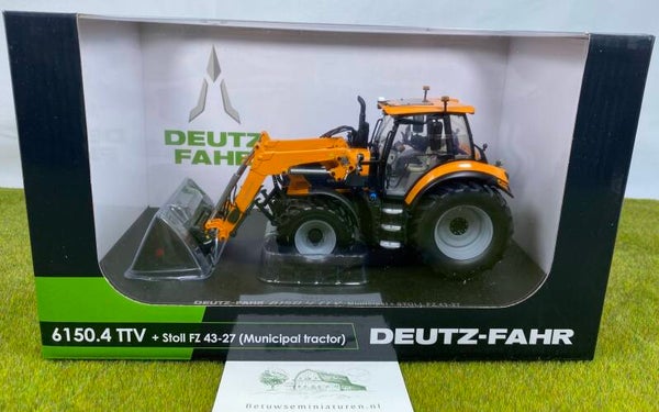 Deutz-Fahr 6150.4 TTV Municipal + Stoll FZ 43-27 voorlader