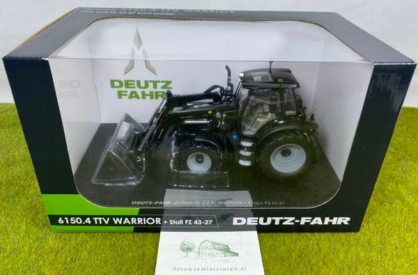 Deutz-Fahr 6150.4 TTV Warrior met Stoll FZ 43.27 voorlader