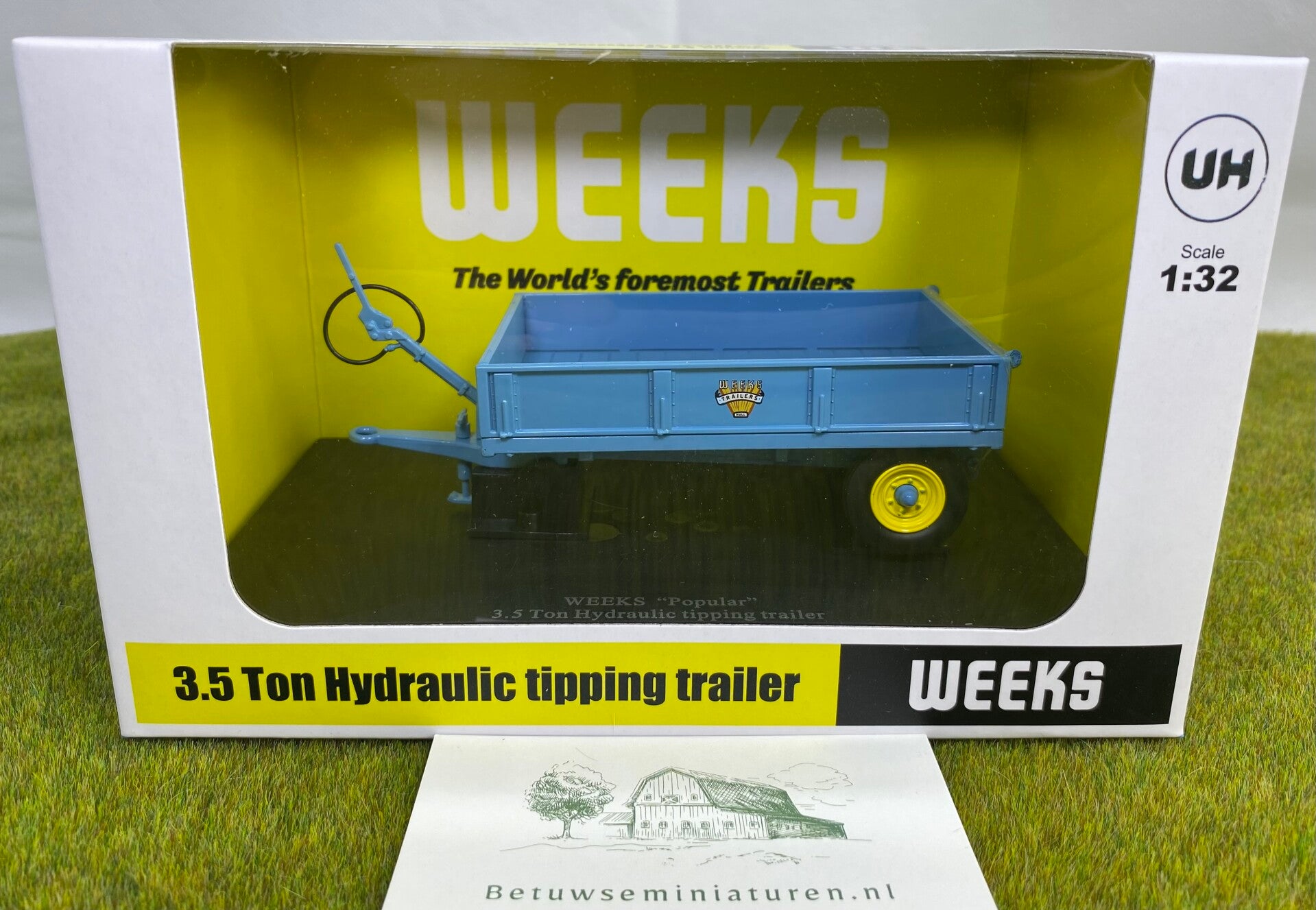 Weeks popular 3,5 ton tipping trailer