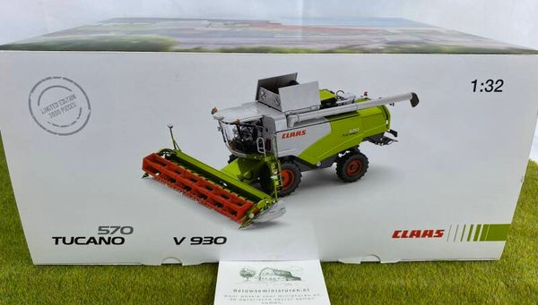 Claas Tucano 570 + Vario 930 maaibord