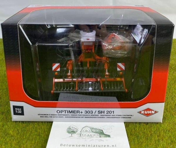 Kuhn Optimer+ 303/SH 201 schijveneg + zaaimachine
