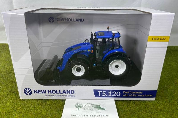 New Holland T5.120 Dual Command voorlader