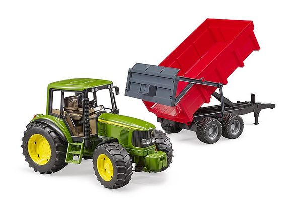 John Deere 6920 met kiepaanhanger