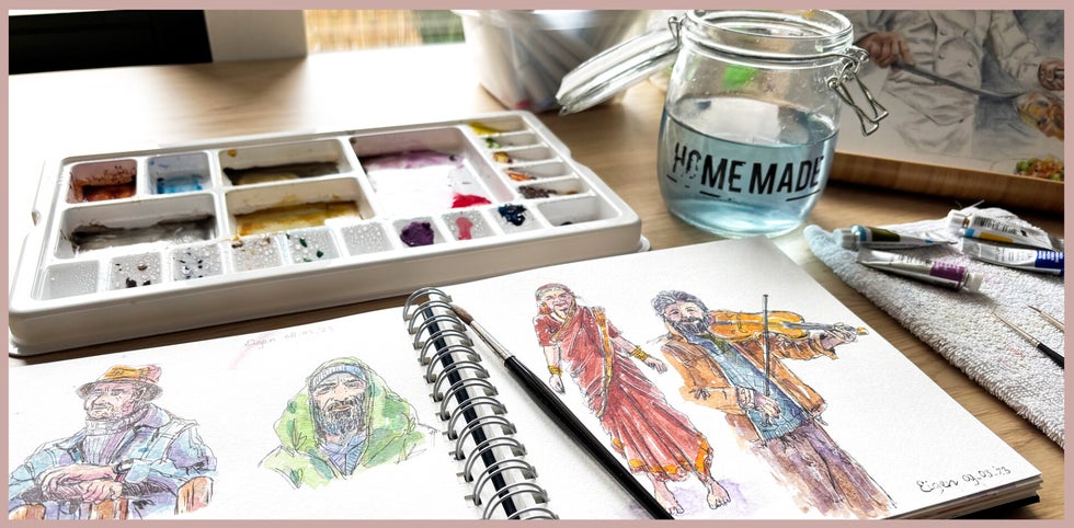 Sketch & Wash pagina