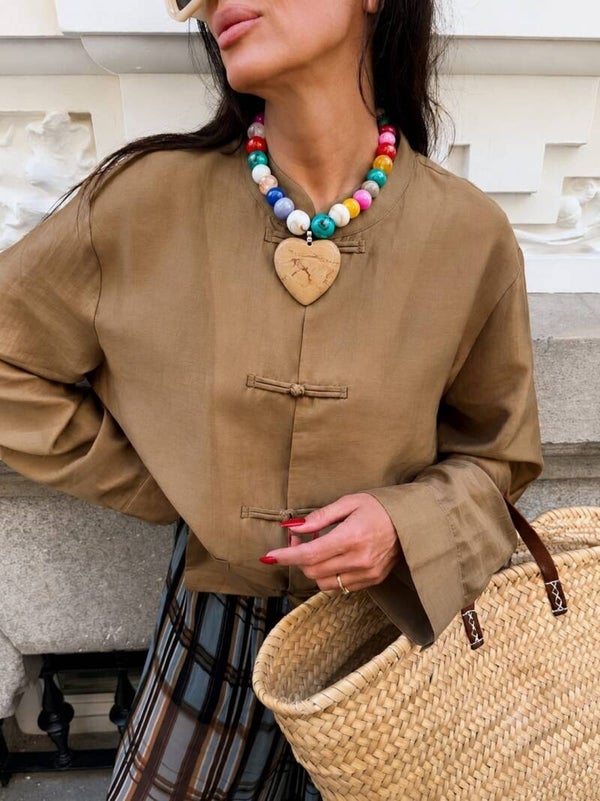 Collar maxi bolas colores