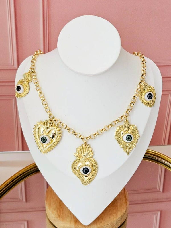 COLLAR MILAGROS OJO TURCO