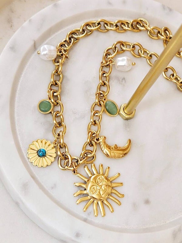 COLLAR SOL Y LUNA