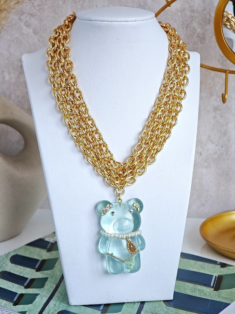 Collar triple maxi oso