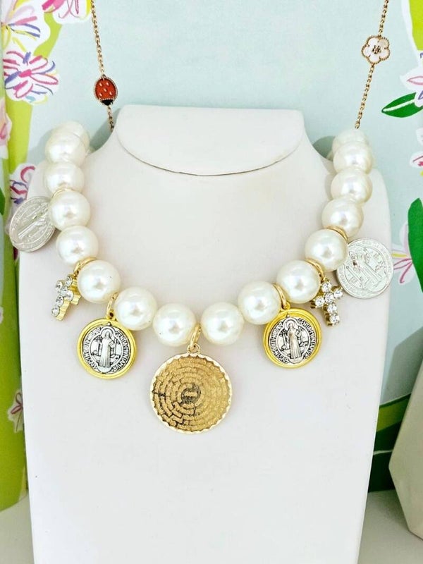 Collar Perlas san Benito