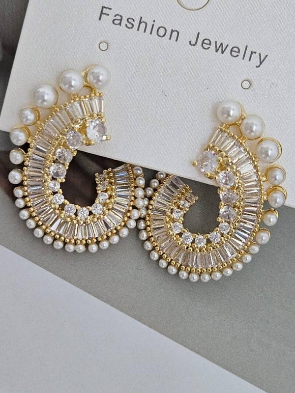 Arete Swarovski dorado