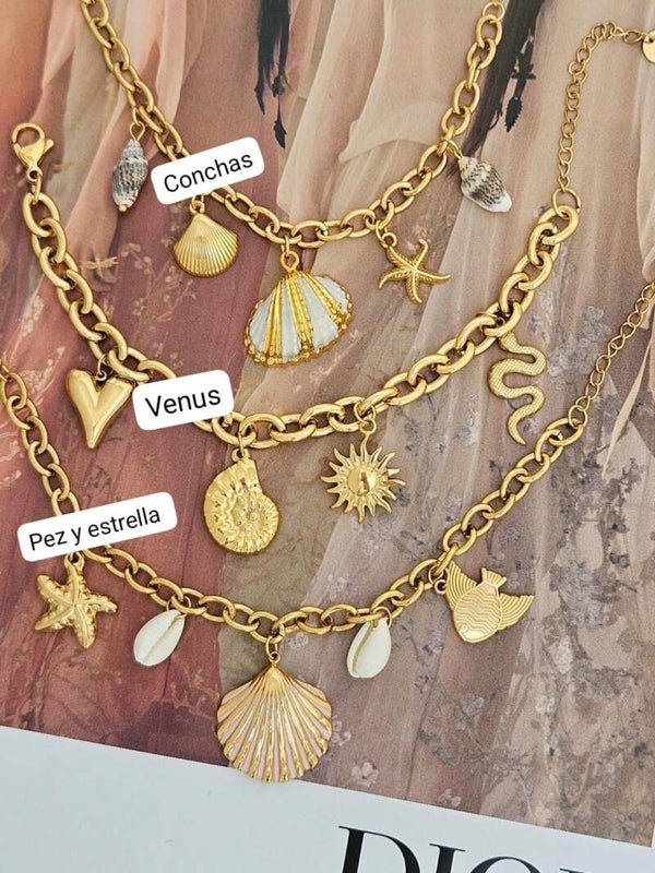 Pulsera conchas