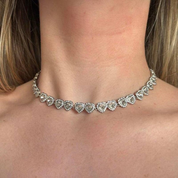 Collar Swarovski Plata